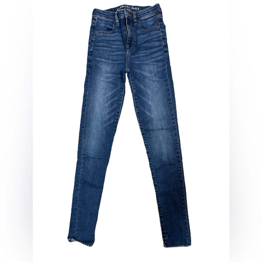 American Eagle Outfitters Girls Size 2 Super Stretch AEO Denim Jeans #1778